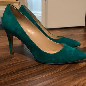 J crew suede pumps